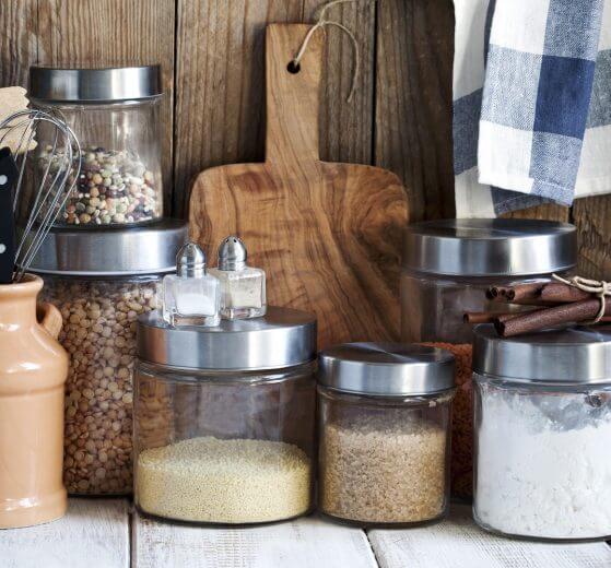 long term food storage of dry ingredients