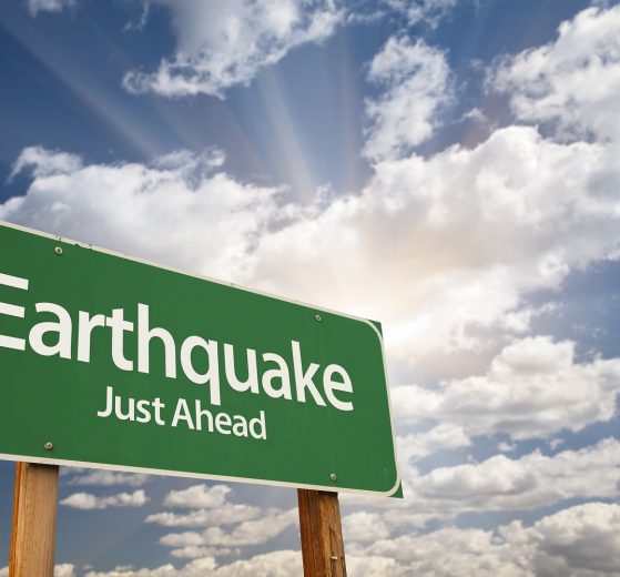 How preppers prepare for earthquakes. Earthquake sign